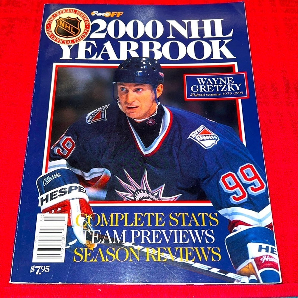 2000 NHL yearbook vintage
